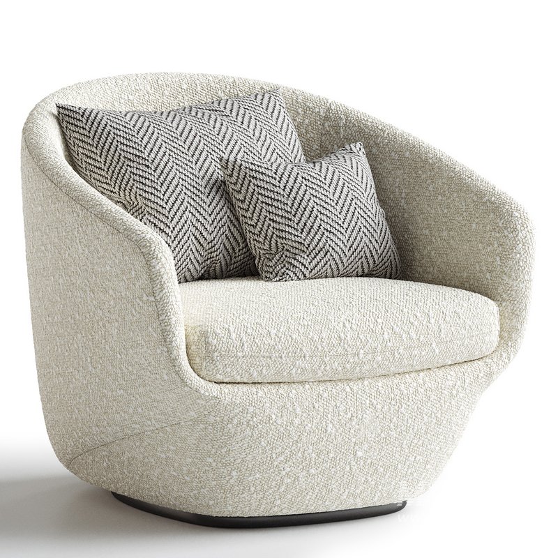 Donna Fabric Lounge Chair - Image 4