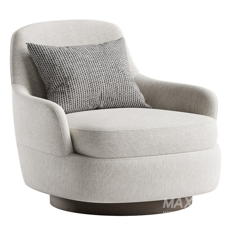 Minotti Jacques Armchair - Image 4