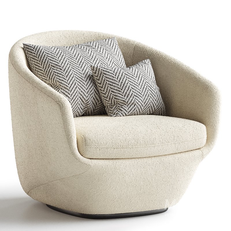 Donna Fabric Lounge Chair - Image 5