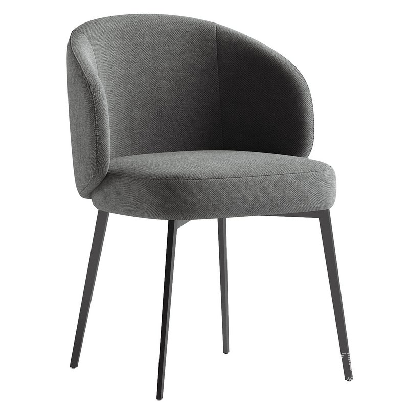 Boucle Dining Armchair Set 2 Eichholtz Lloyd - Image 5