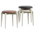 Modern Uplostered Stackable Accent Stools - Thumbnail 4