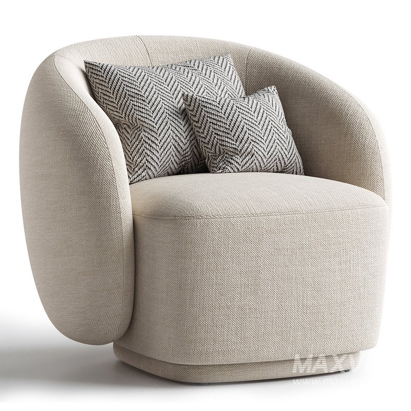 Fauteuil Aimee teddy white - Image 6