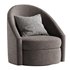 Hotraffy Simple Modern Swivel Glider Accent Chair - Thumbnail 6