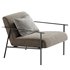 Tracy Fabric Lounge Chair Beige - Thumbnail 5