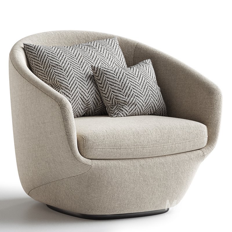 Donna Fabric Lounge Chair - Image 6