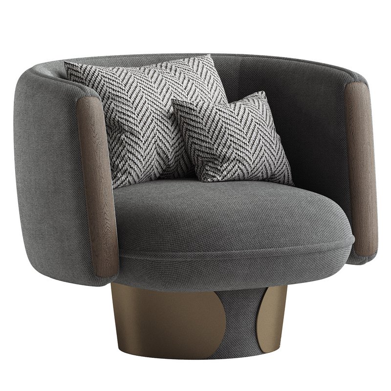 Velluto Swivel Chair - Image 5