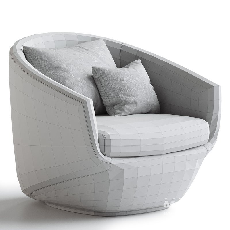 Donna Fabric Lounge Chair - Image 7