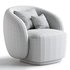 Fauteuil Aimee teddy white - Thumbnail 7