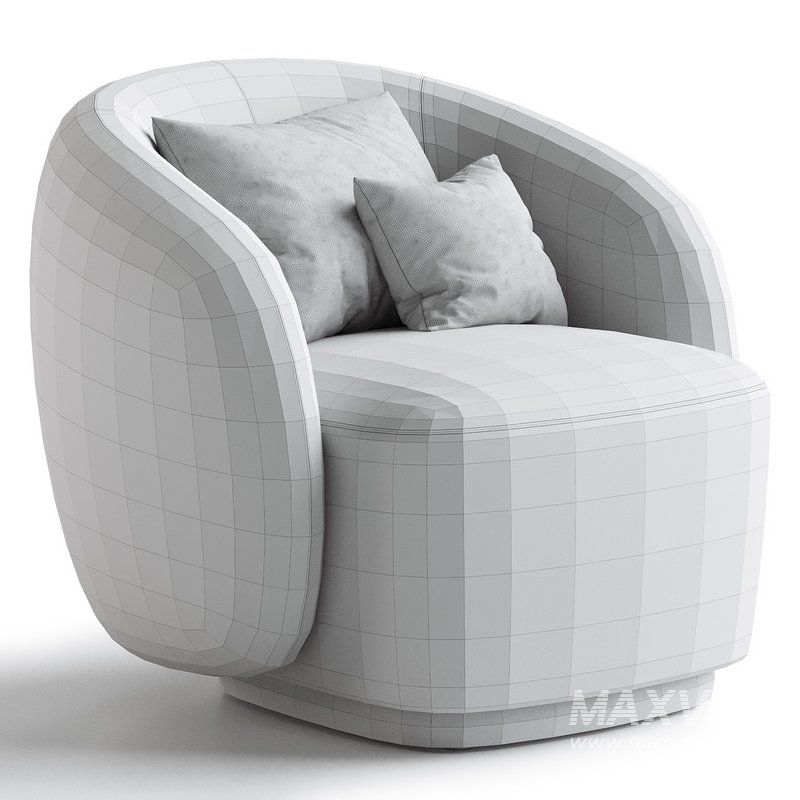 Fauteuil Aimee teddy white - Image 7