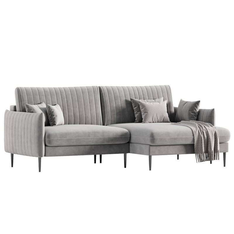 Svaut velvet Sofa - Image 4