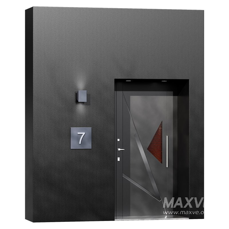 Modern entrance door - Image 1