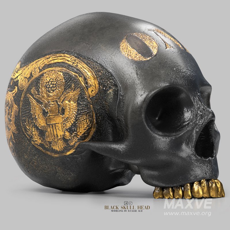 black skull head - Image 4