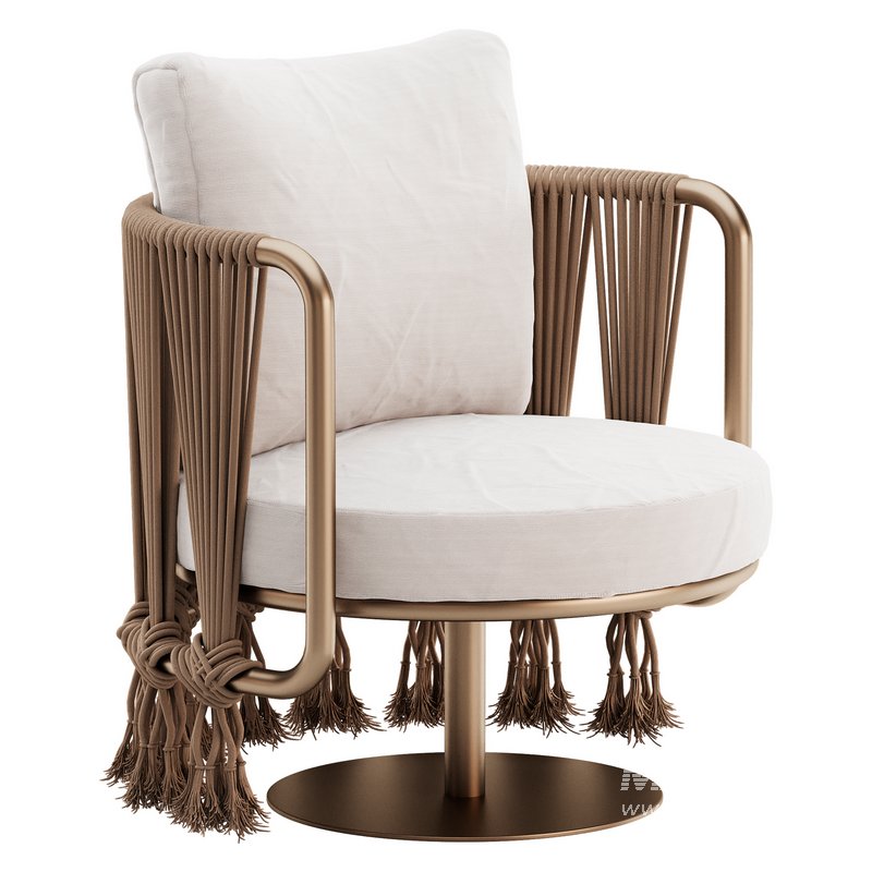 Kiel Outdoor Accent Chair - Image 1
