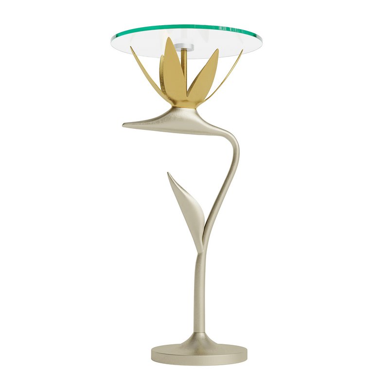 Paradiso Gold &Silver Accent Table - Image 1