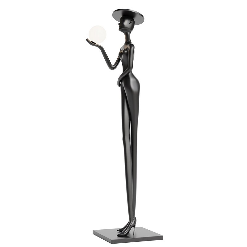 Greeter Art Floor Lamp - Image 1