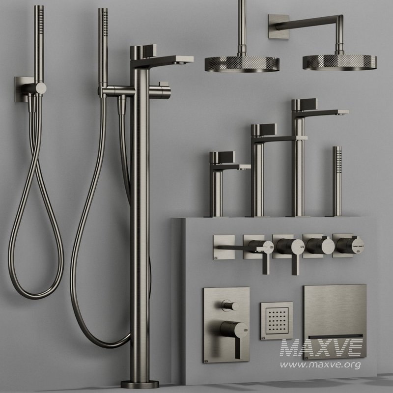 GESSI INVERSO RIGATO bathroom faucet set - Image 3
