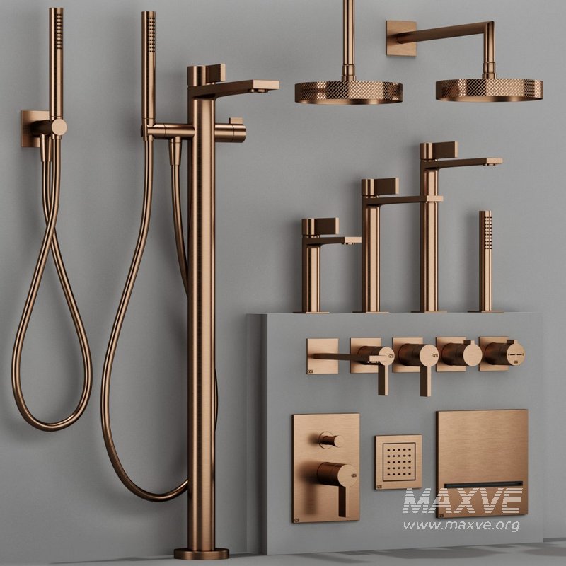 GESSI INVERSO RIGATO bathroom faucet set - Image 4