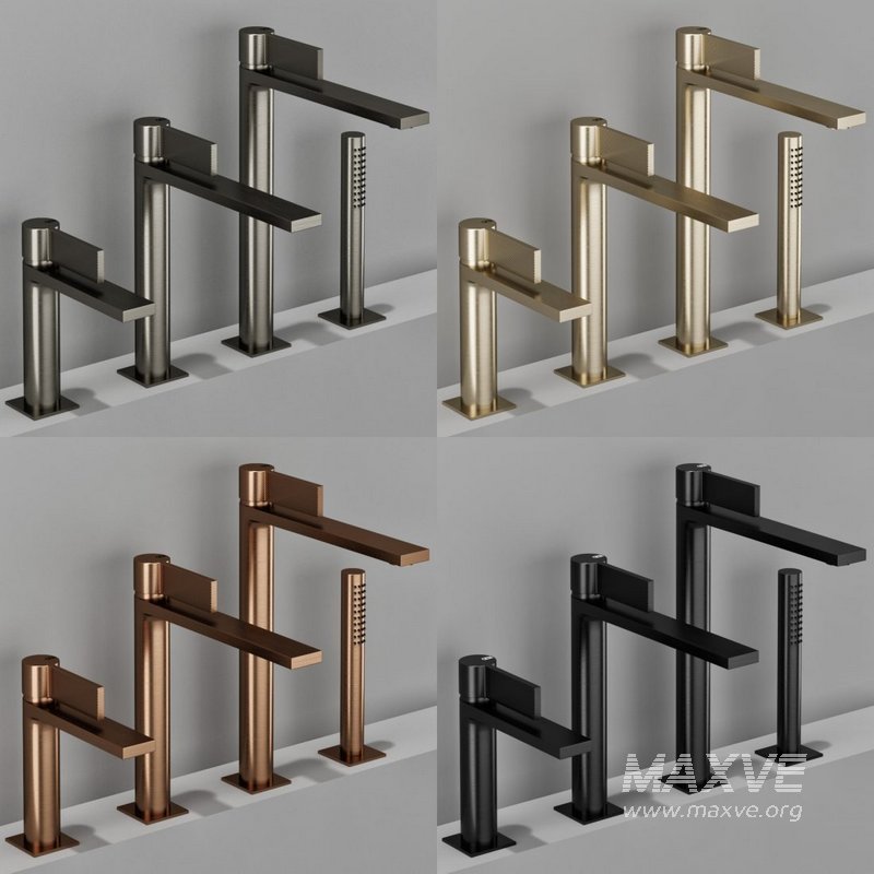 GESSI INVERSO RIGATO bathroom faucet set - Image 8