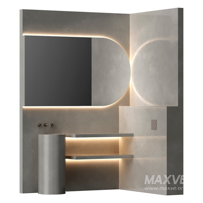 Modern minimalist bathroom furniture - Image 3