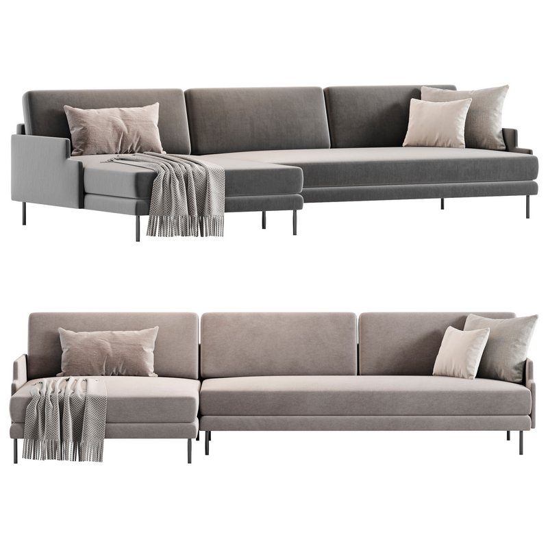SCALINO 2 PIECE SECTIONA LSOFA - Image 1