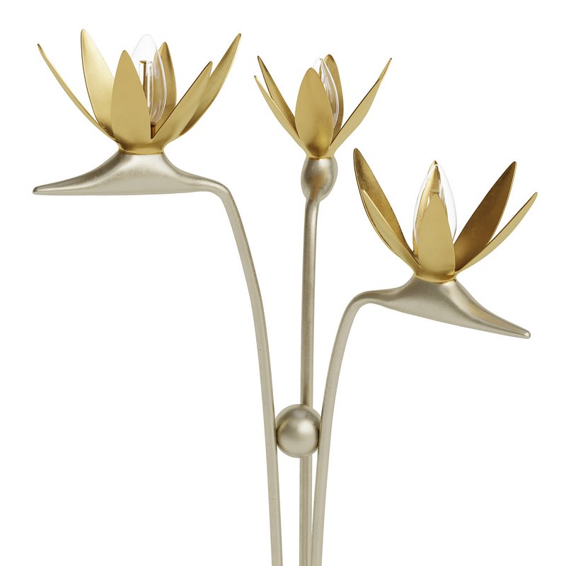 Paradiso Gold &Silver Floor Lamp - Image 2