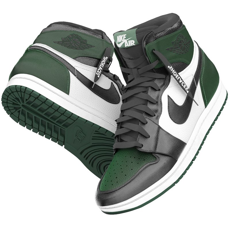 air jordan 1 retro high pine green - Image 4