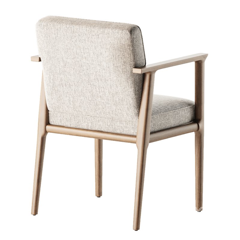 Solid Wood Arm Chair - Image 2