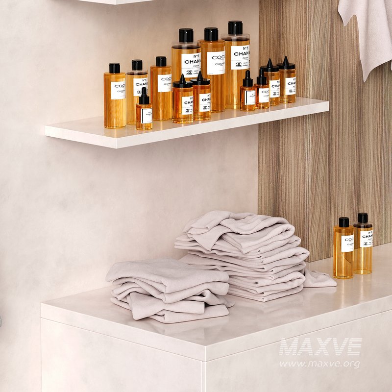 Modern spa with massage couch and accessories - Image 3