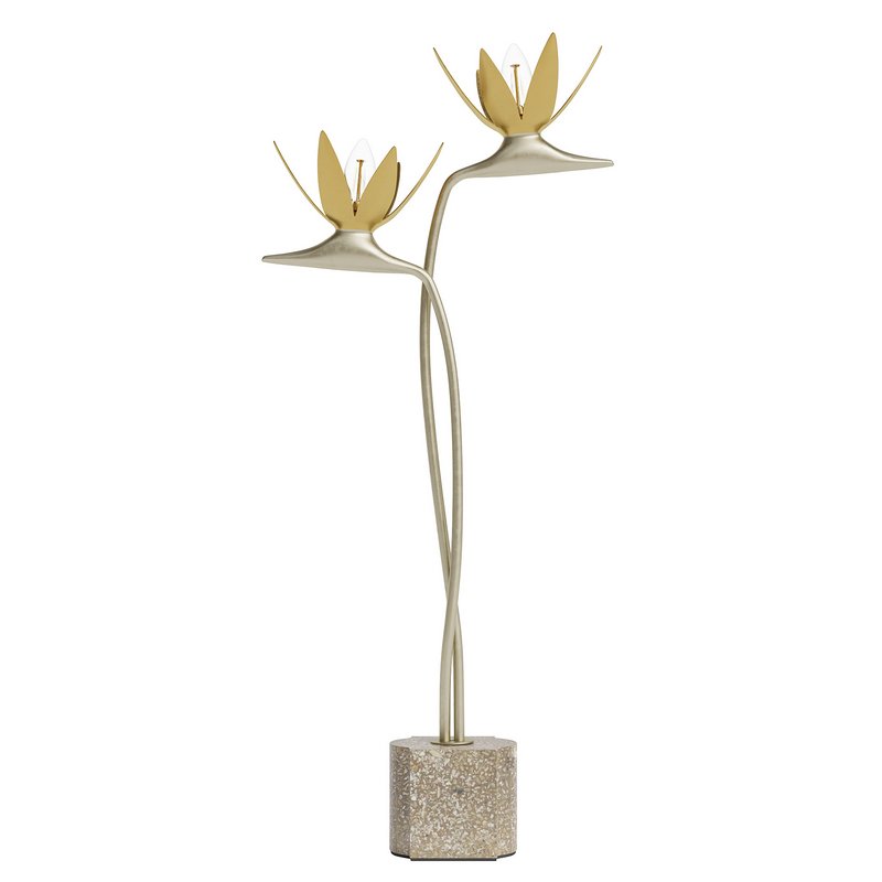 Paradiso Gold &Silver Table Lamp - Image 2