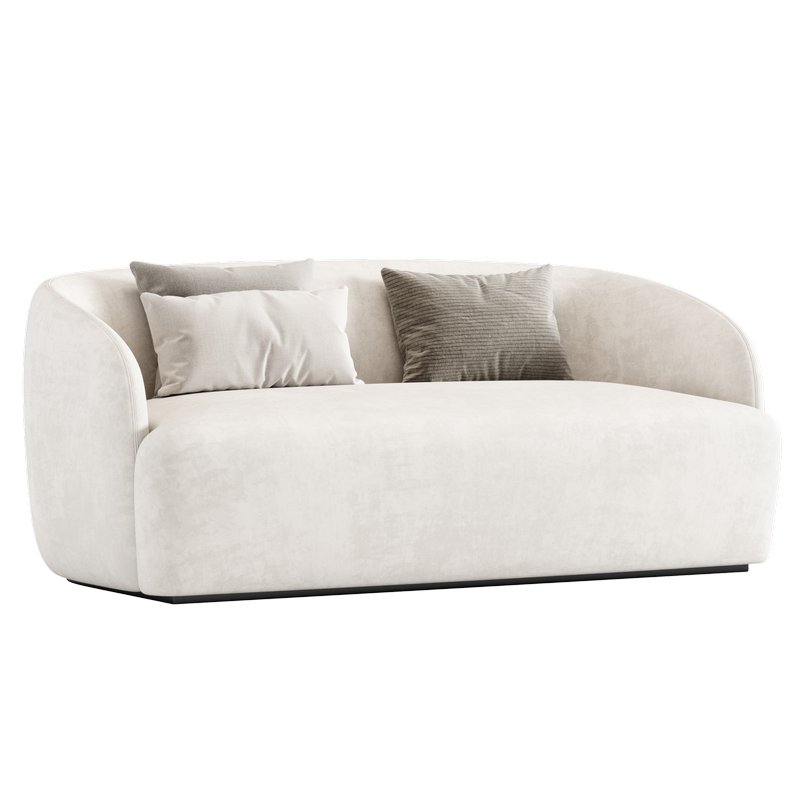 GWYNETH BOUCLE LOVESEAT SOFA - Image 2