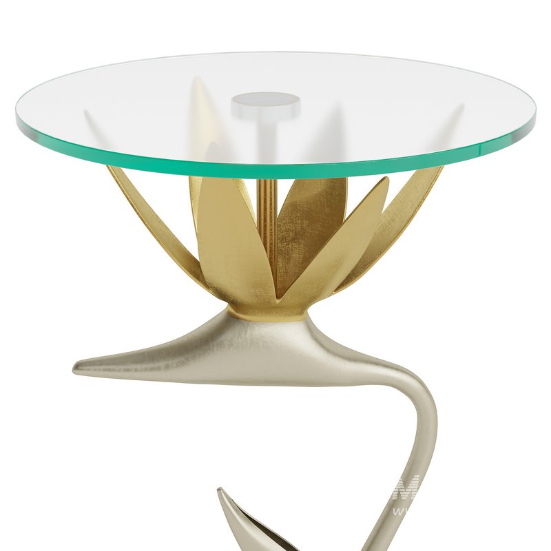 Paradiso Gold &Silver Accent Table - Image 2