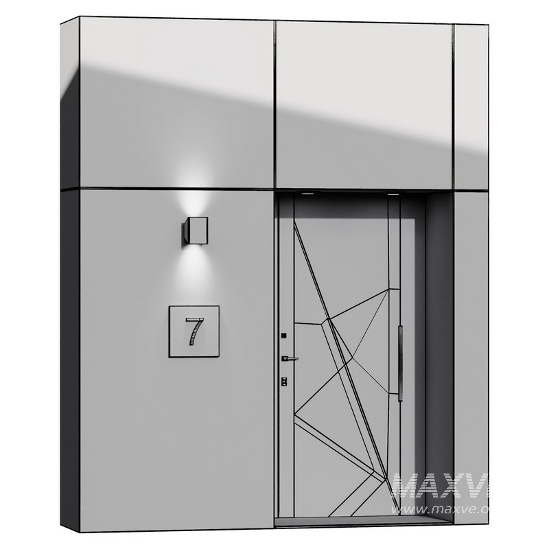 Modern entrance door - Image 2