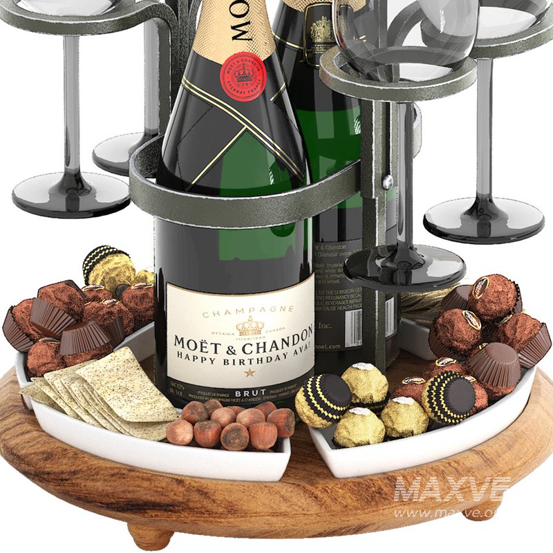 weston wine charcuterie caddy two bottle - Image 5