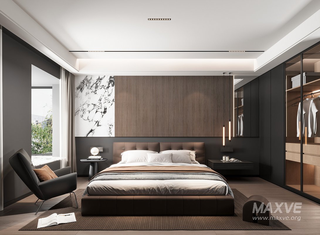 Modern bedroom - Image 1