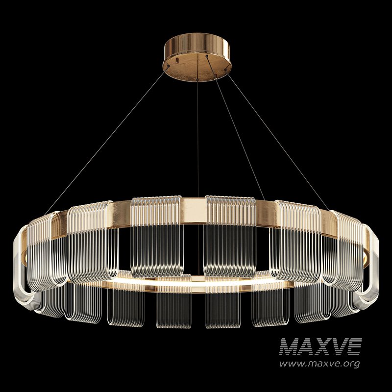 Bangle Rings Chandelier - Image 3