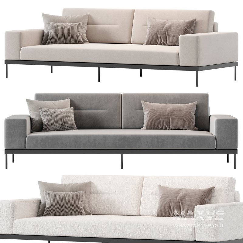 MAURO IVORY SOFA - Image 3