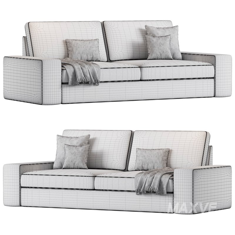 Kivik Sofa Hillared anthracite by ikea - Image 2