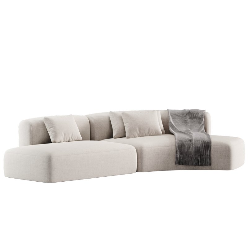 Cosy Curve Sofa 01 - Image 4
