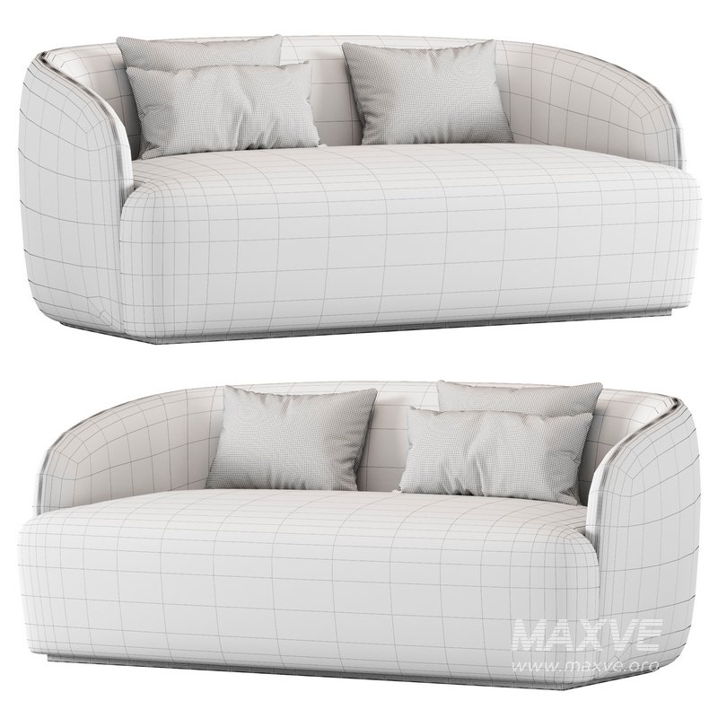 GWYNETH BOUCLE LOVESEAT SOFA - Image 4