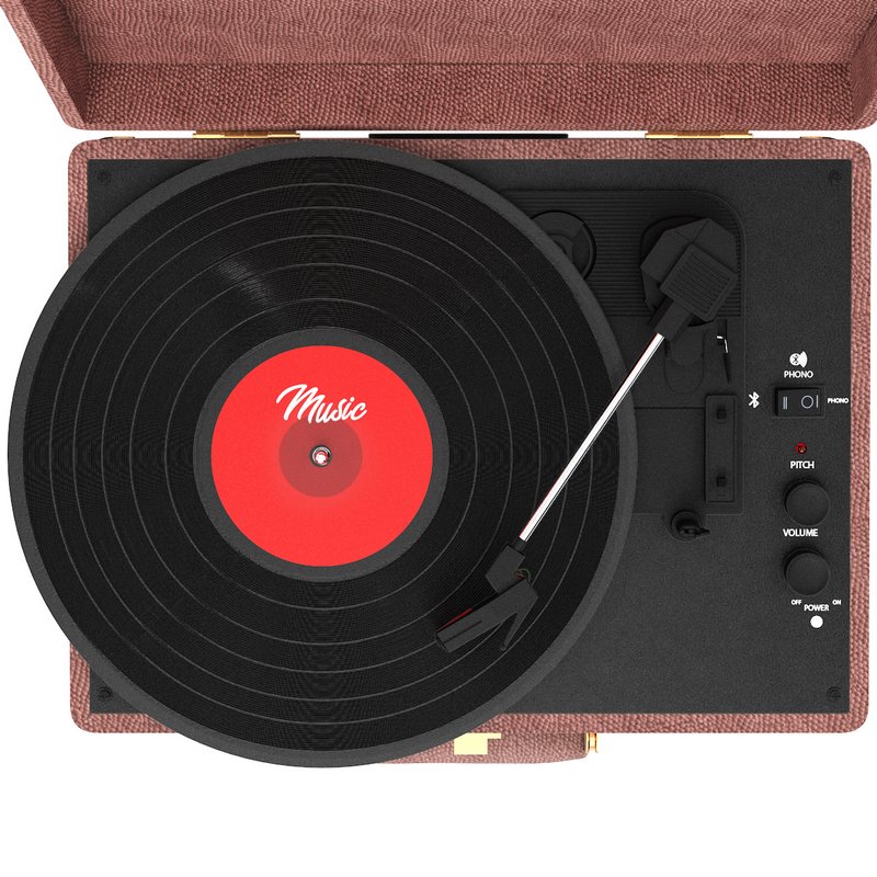 crosley cruiser deluxe record player - Image 6