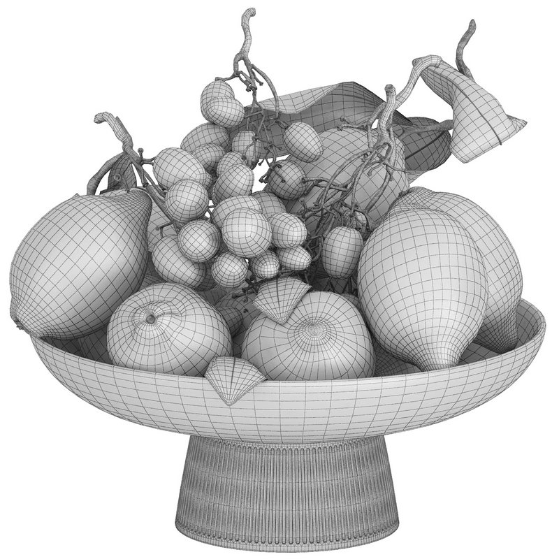 bowl of lemons and grapes - Image 4