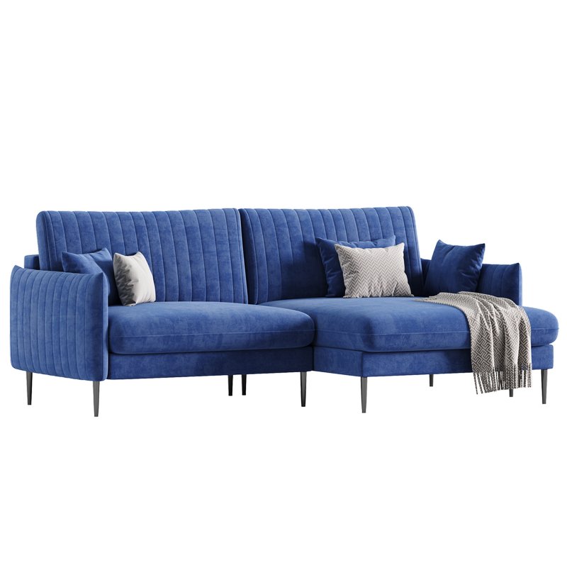 Svaut velvet Sofa - Image 8