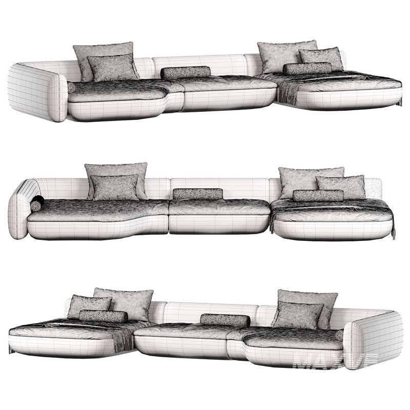 BAXTER MOODBOOK sofa - Image 2