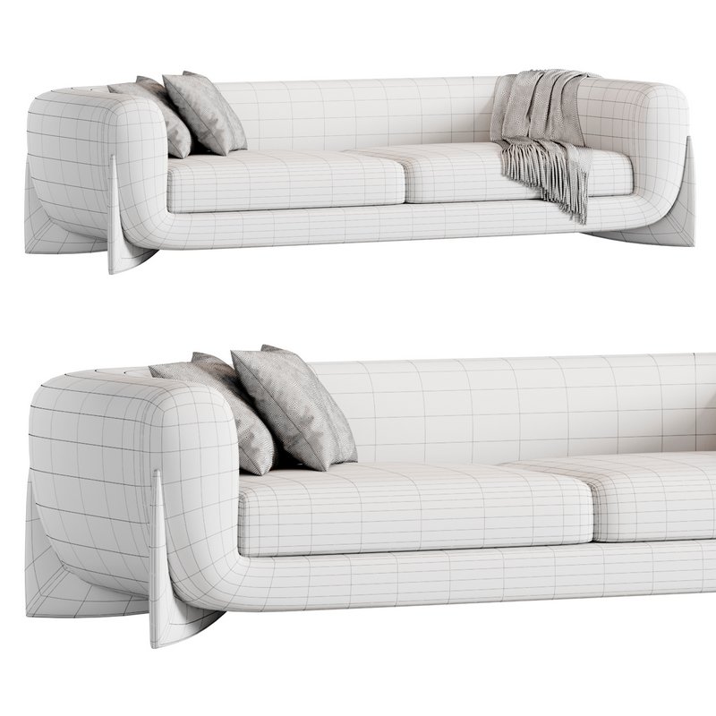 Softbay seater sofa By Porada - Image 4
