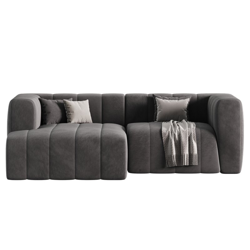 Langham Channel Tufted 2 Piece Modular Sectional Sofa - Image 7