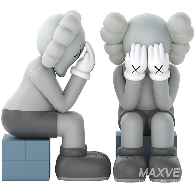kaws passing through open edition vinyl figure - Image 2