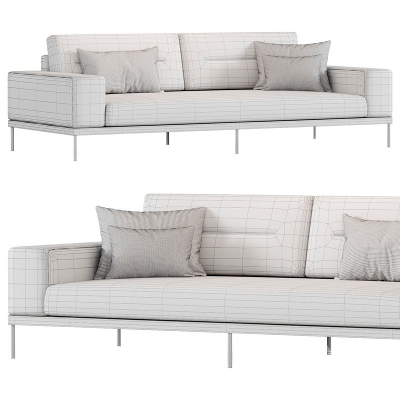 MAURO IVORY SOFA - Image 2