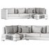 Blake Large Open End Corner Sofa by loomloft - Thumbnail 3