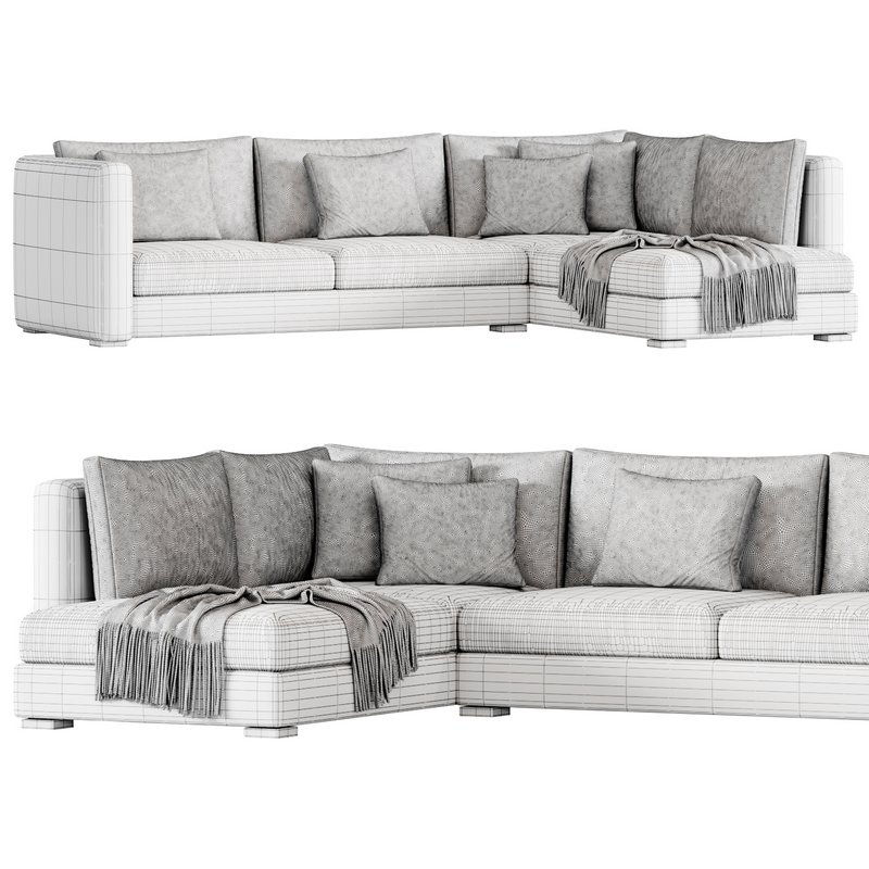 Blake Large Open End Corner Sofa by loomloft - Image 3