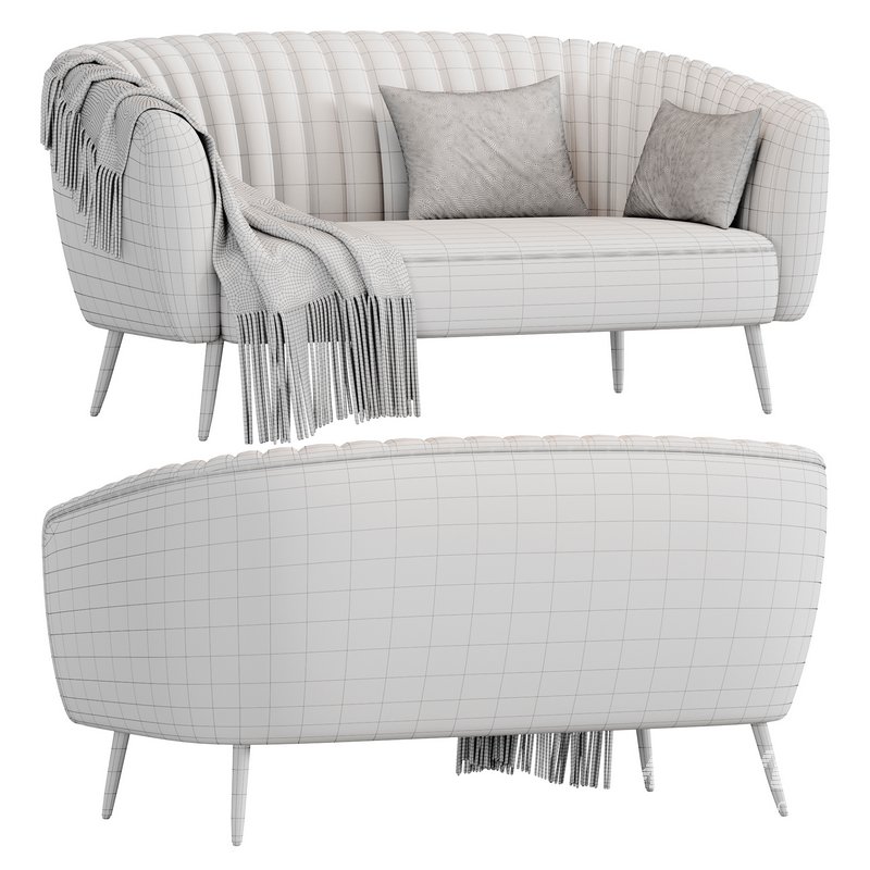 Sofa By Silver Orchid Albany - Image 3